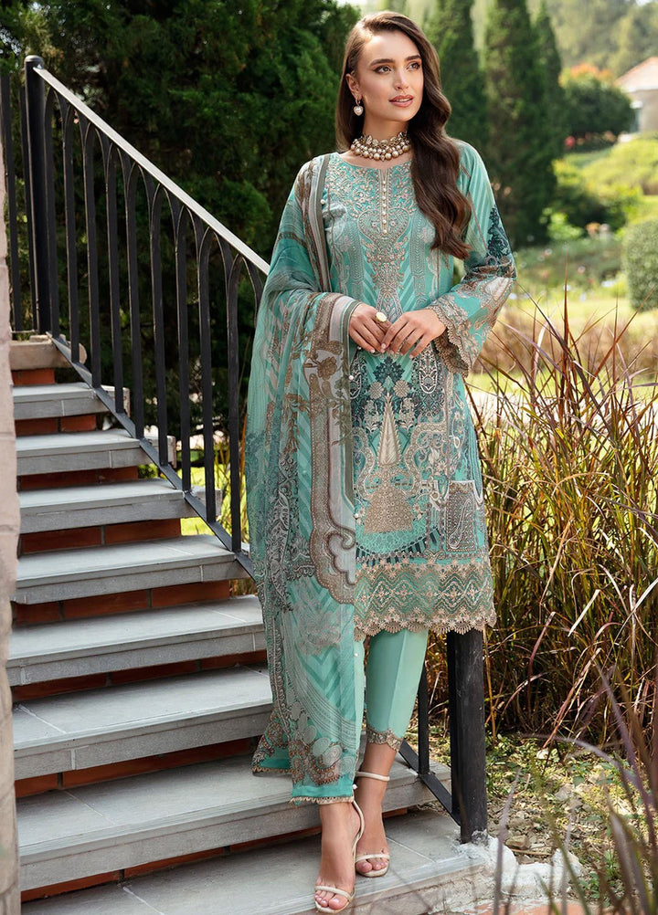 Springtime Ballet by Gulaal Embroidered Lawn Suits Unstitched 3 Piece GL24SB D-06 Celine - Spring Summer Collection