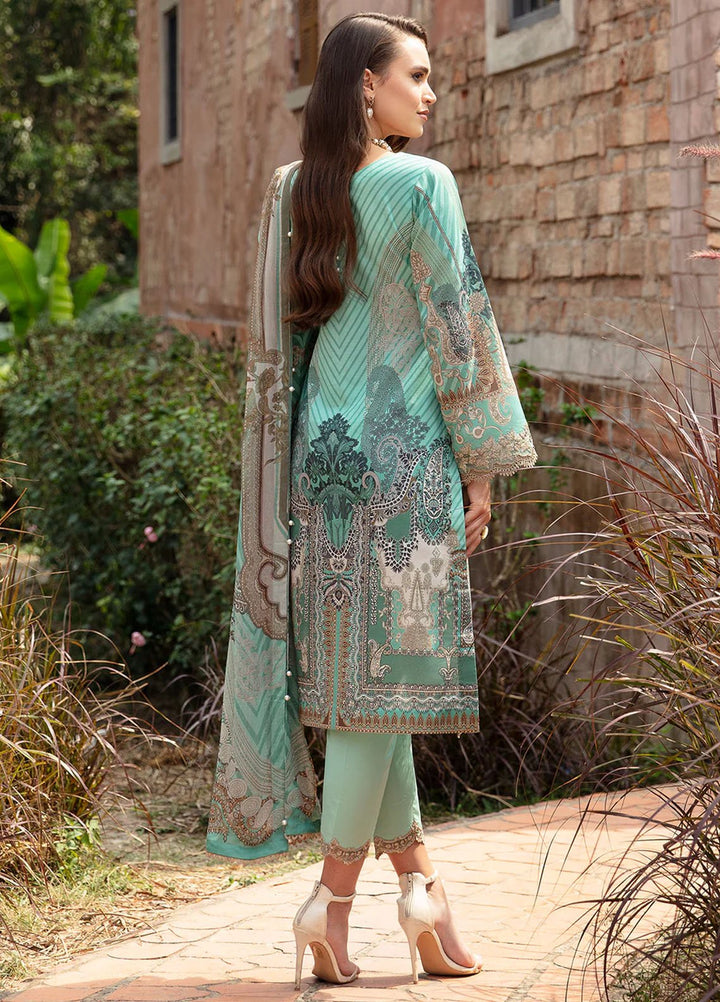 Springtime Ballet by Gulaal Embroidered Lawn Suits Unstitched 3 Piece GL24SB D-06 Celine - Spring Summer Collection
