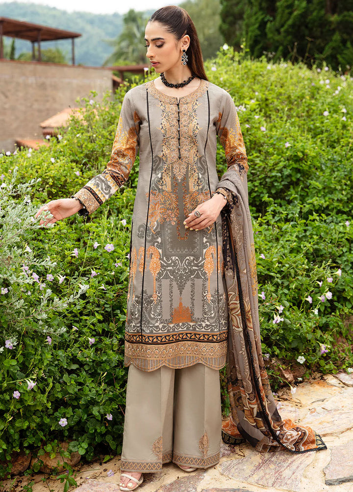 Springtime Ballet by Gulaal Embroidered Lawn Suits Unstitched 3 Piece GL24SB D-07 Amirat - Spring Summer Collection