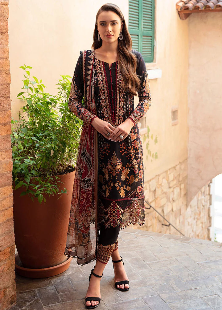 Springtime Ballet by Gulaal Embroidered Lawn Suits Unstitched 3 Piece GL24SB D-10 Leyla - Spring Summer Collection
