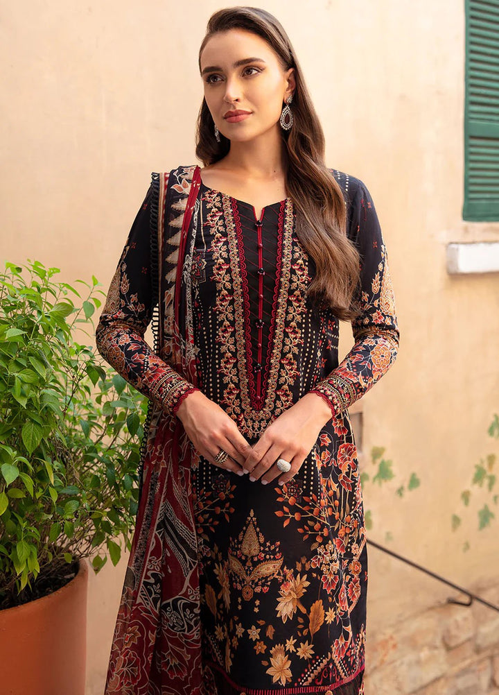 Springtime Ballet by Gulaal Embroidered Lawn Suits Unstitched 3 Piece GL24SB D-10 Leyla - Spring Summer Collection