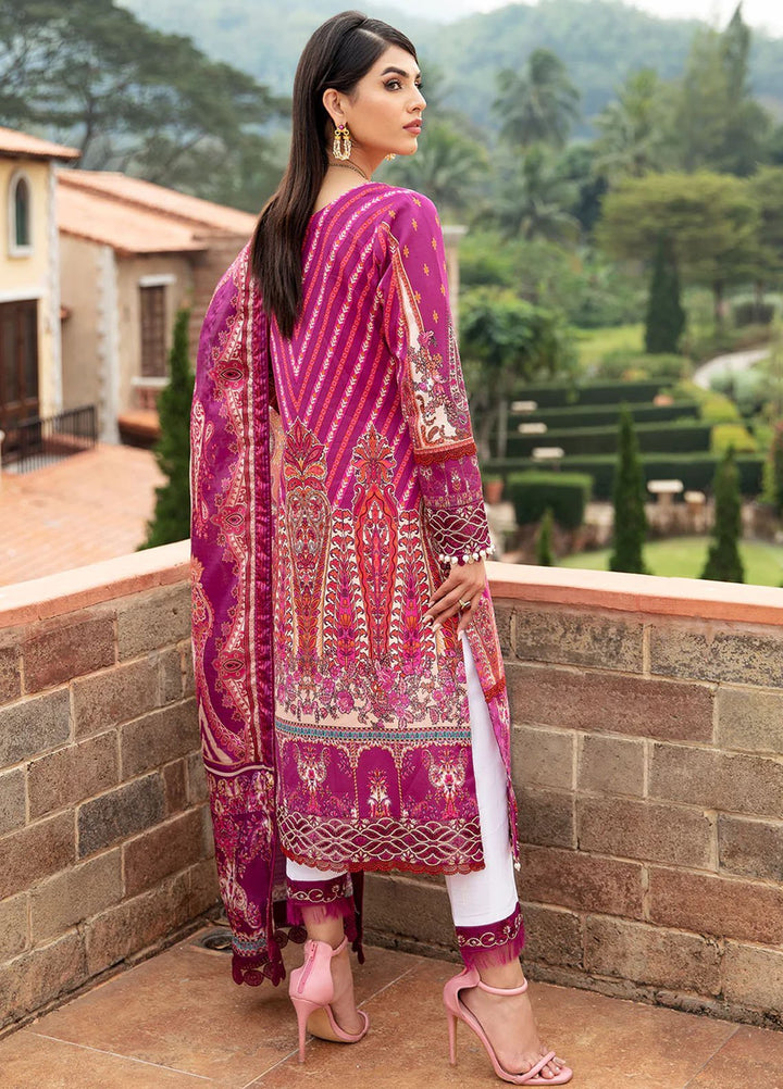 Springtime Ballet by Gulaal Embroidered Lawn Suits Unstitched 3 Piece GL24SB D-11 Alaara - Spring Summer Collection