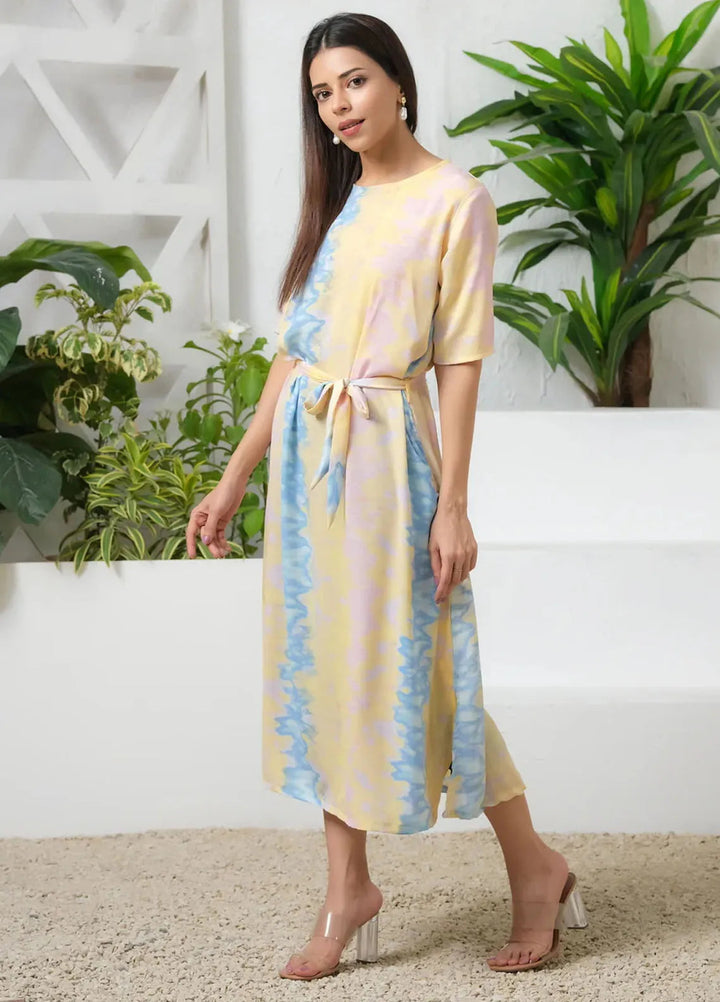 Sprinkles Pret Casual Boski Long Shirt Cosmic Candy Tie Dye