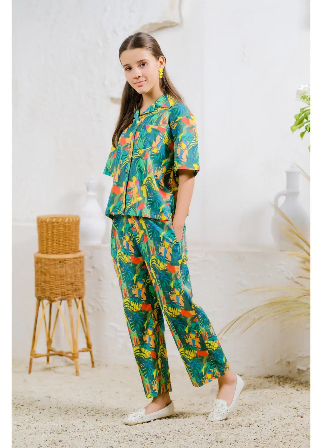 Sprinkles Pret Casual Cambric 2 Piece Suit Rainforest Vibes
