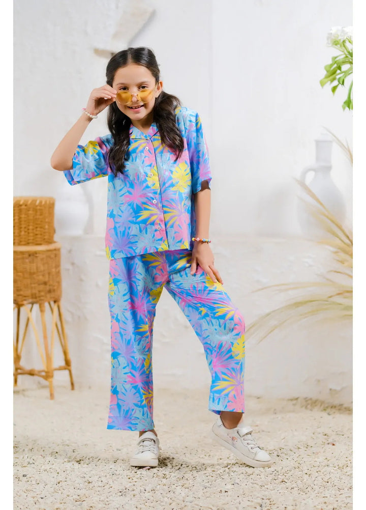 Sprinkles Pret Casual Cambric 2 Piece Suit Tropical Dreamscape