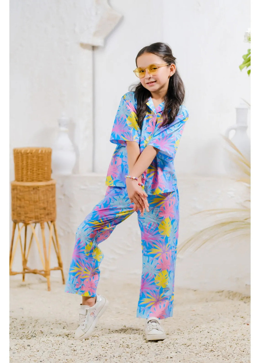 Sprinkles Pret Casual Cambric 2 Piece Suit Tropical Dreamscape