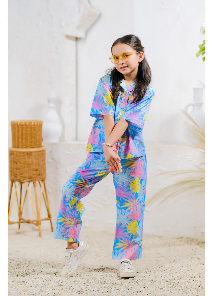 Sprinkles Pret Casual Cambric 2 Piece Suit Tropical Dreamscape