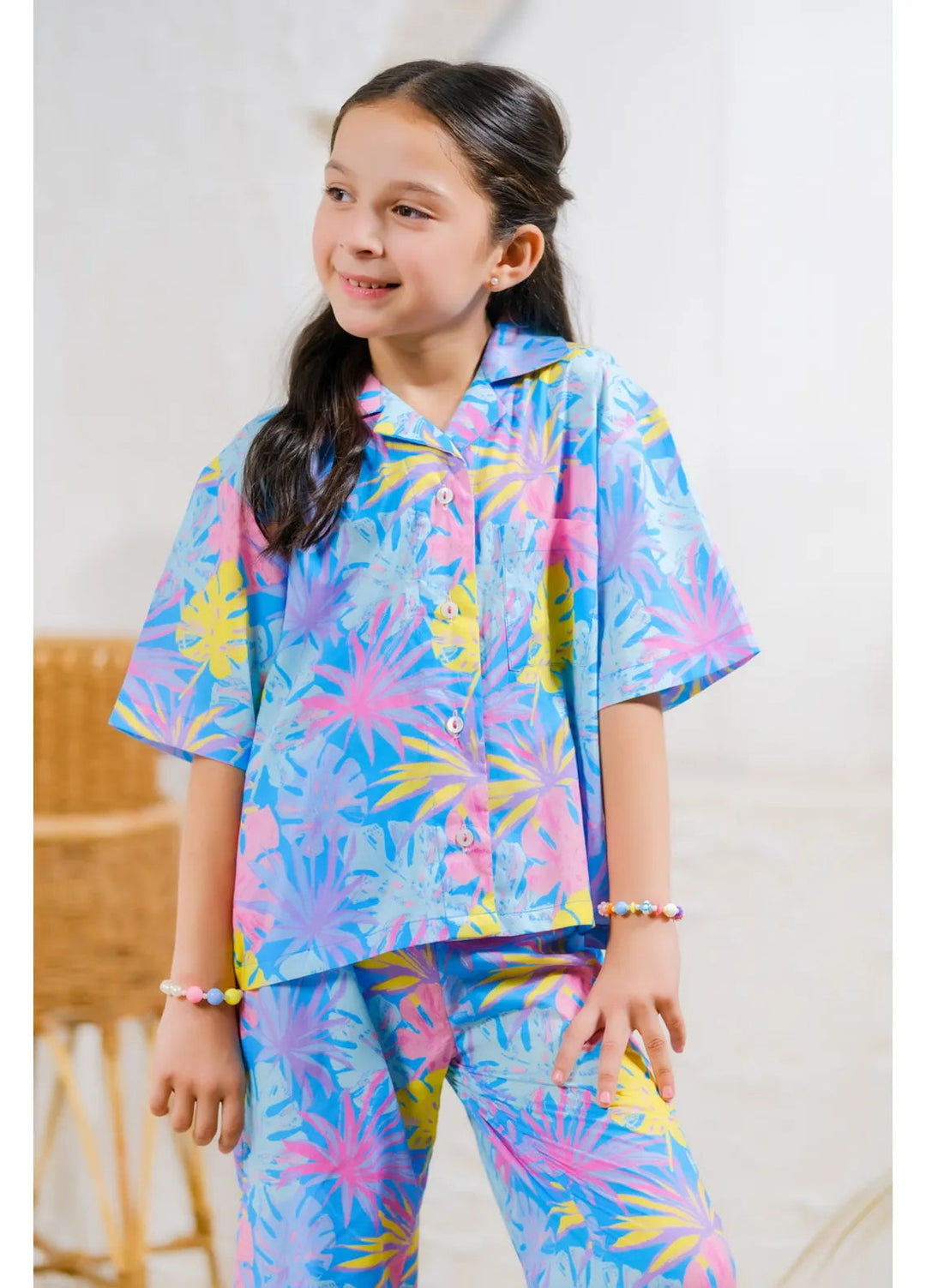 Sprinkles Pret Casual Cambric 2 Piece Suit Tropical Dreamscape