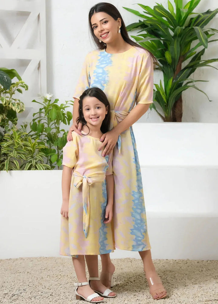 Sprinkles Pret Casual Cambric Long Shirt Cosmic Candy Tie Dye Allover