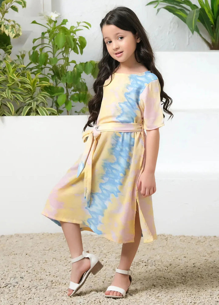 Sprinkles Pret Casual Cambric Long Shirt Cosmic Candy Tie Dye Allover