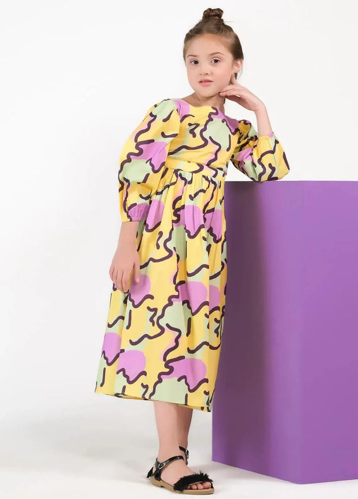 Sprinkles Pret Casual Cambric Long Shirt Pastel Strokes