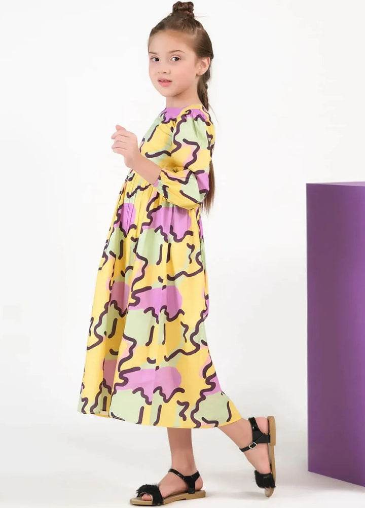 Sprinkles Pret Casual Cambric Long Shirt Pastel Strokes