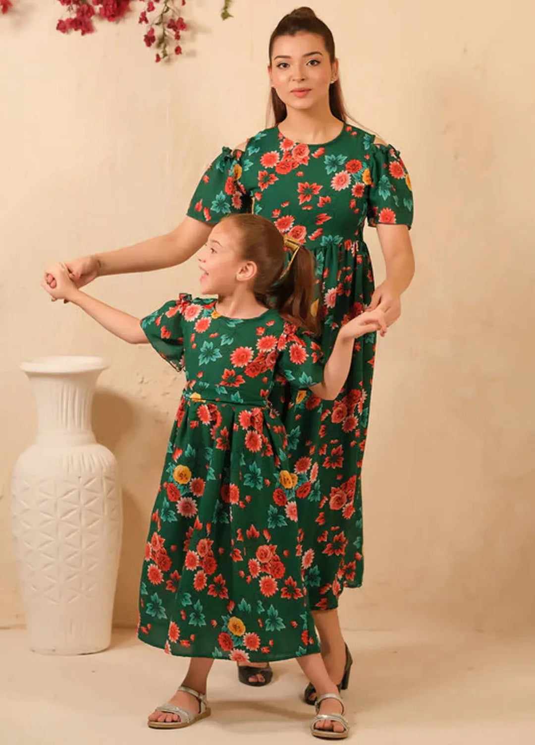 Sprinkles Pret Casual Cambric Long Shirt The Duo-Forest Fairy Allover Floral