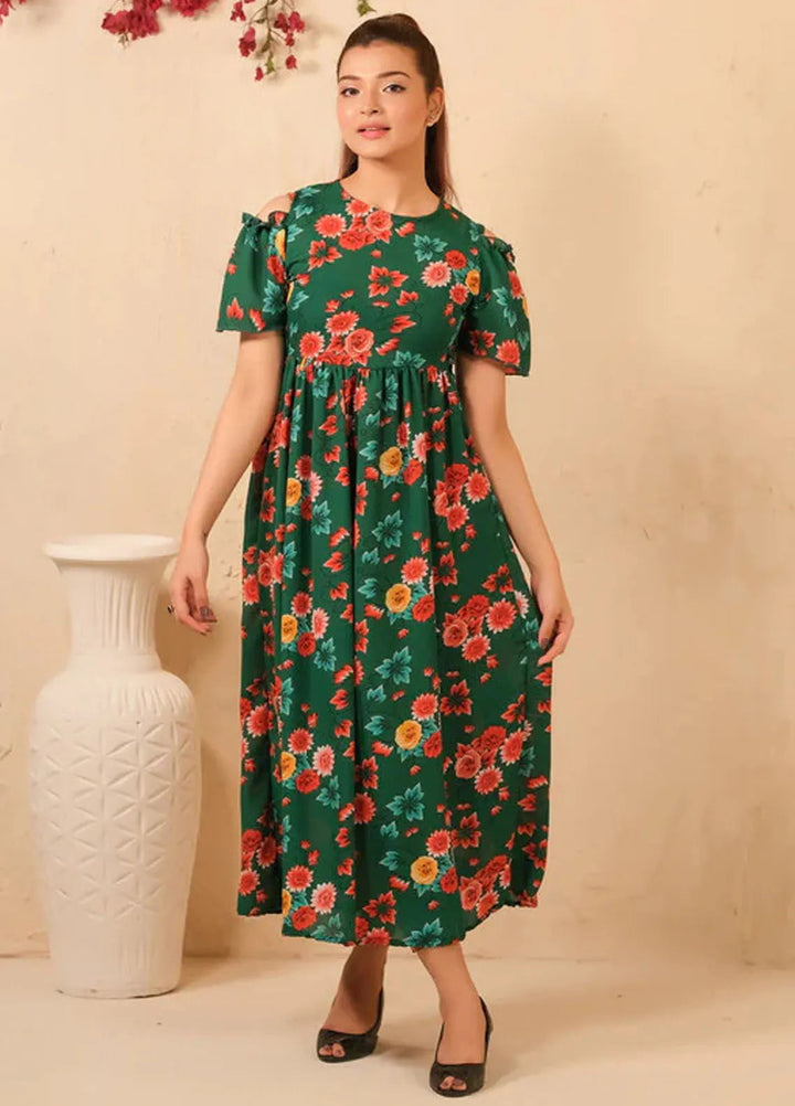 Sprinkles Pret Casual Cambric Long Shirt The Duo-Forest Fairy Allover Floral