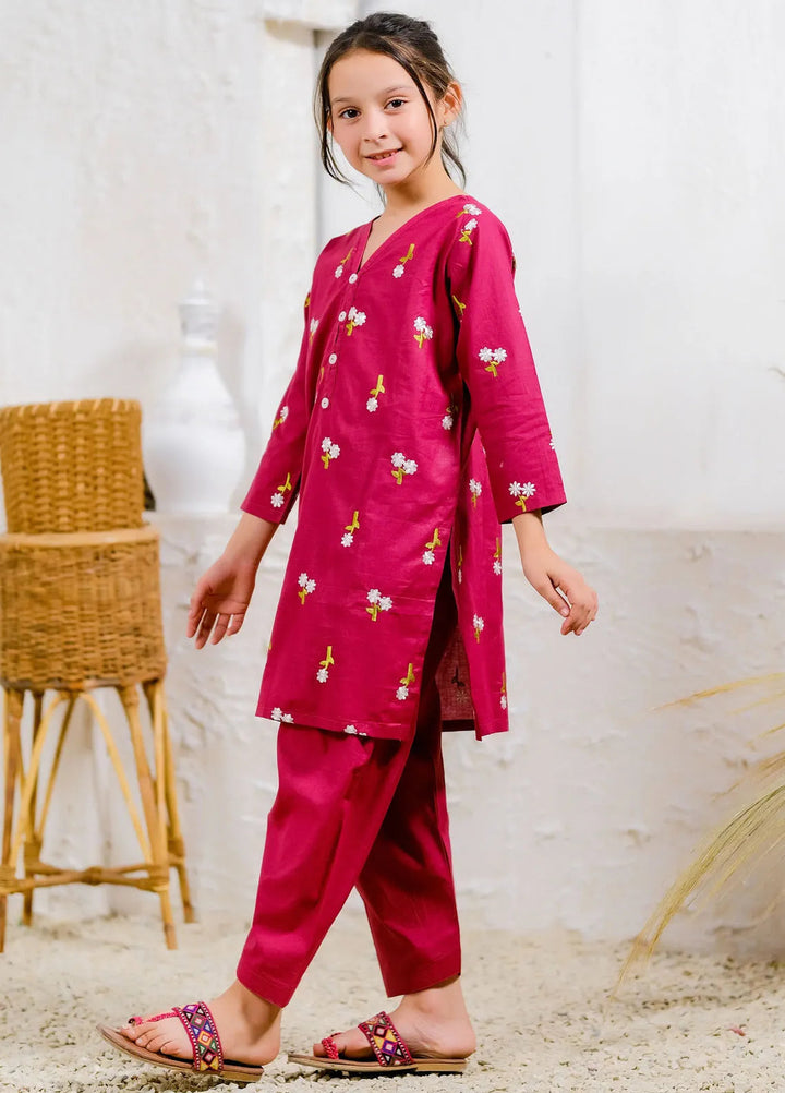 Sprinkles Pret Casual Cotton 2 Piece Suit Berry Blossom