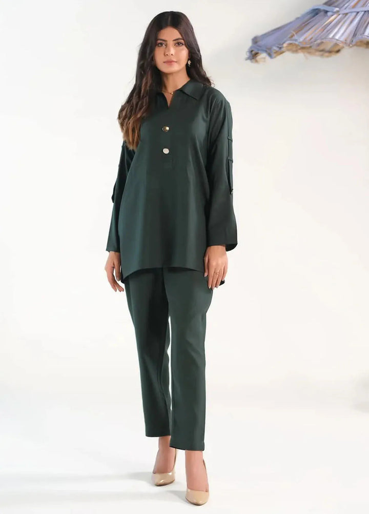 Sprinkles Pret Casual Cotton 2 Piece Suit Jade
