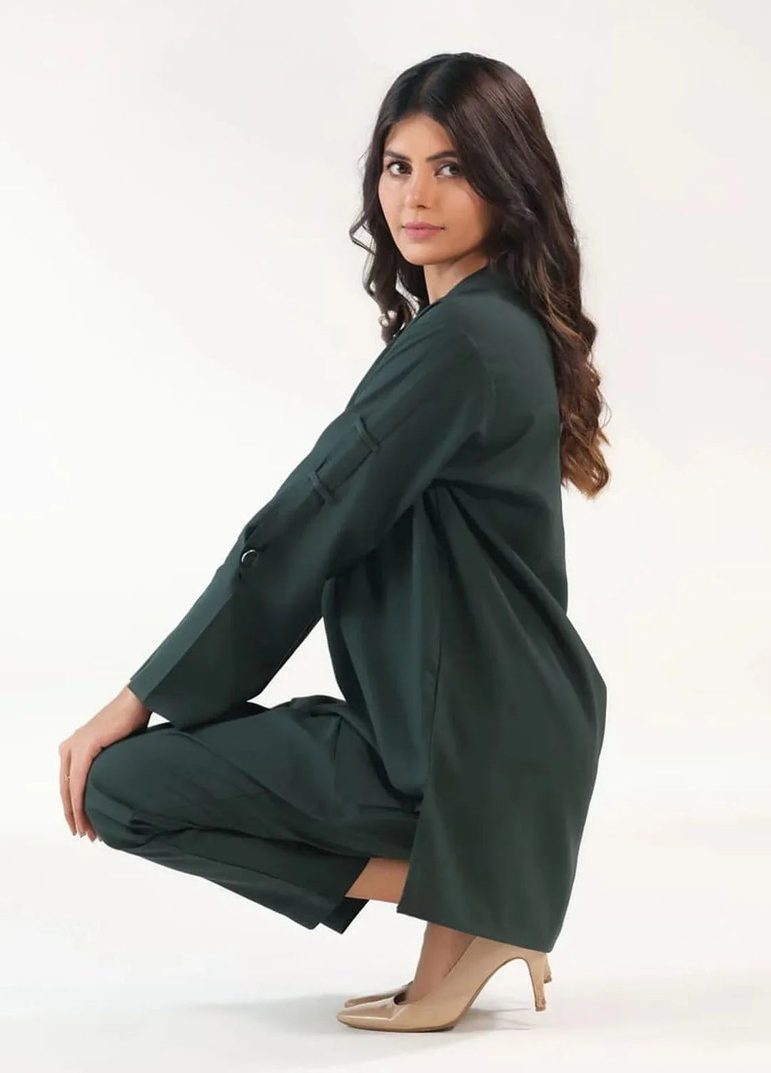 Sprinkles Pret Casual Cotton 2 Piece Suit Jade