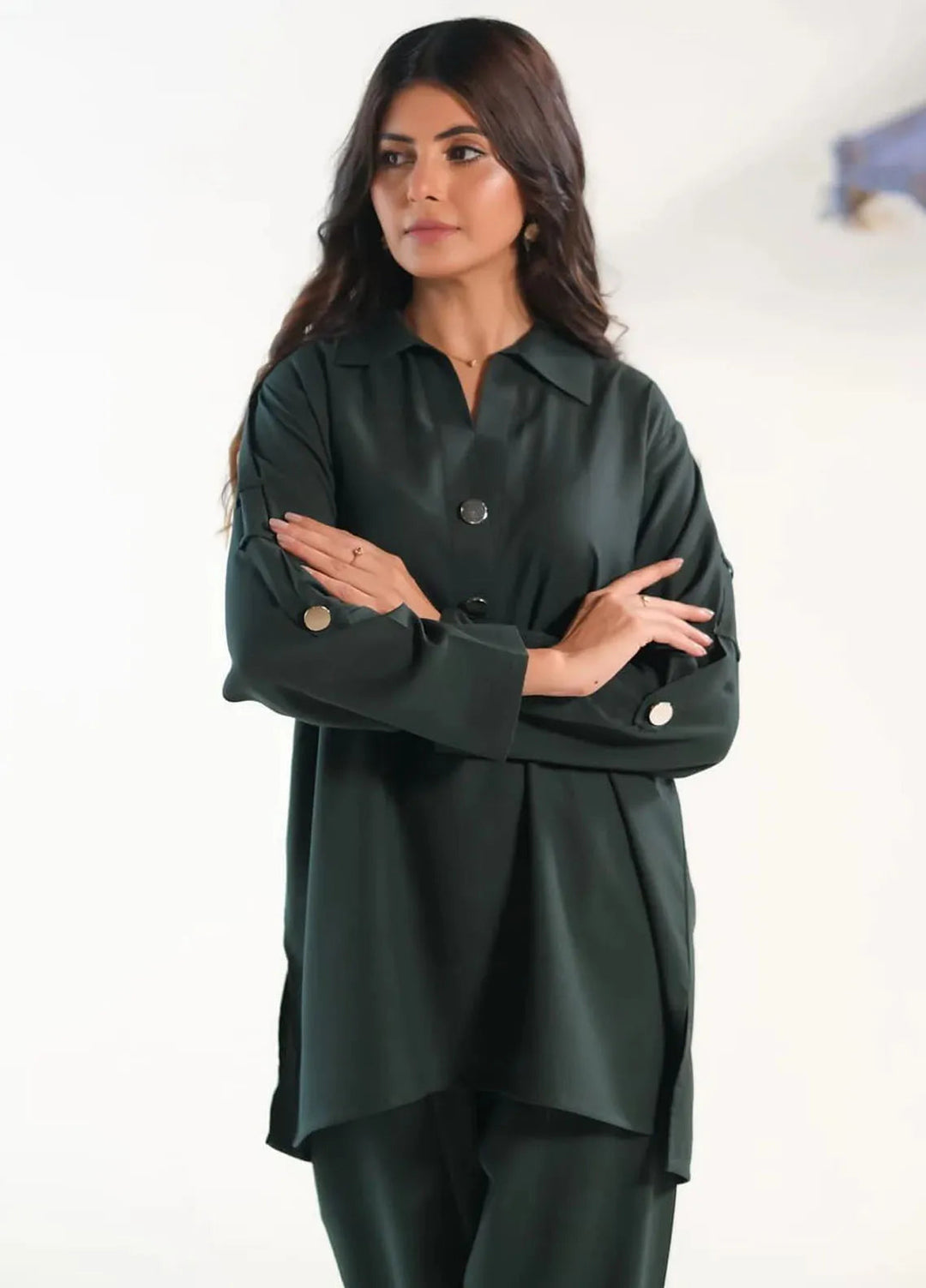 Sprinkles Pret Casual Cotton 2 Piece Suit Jade