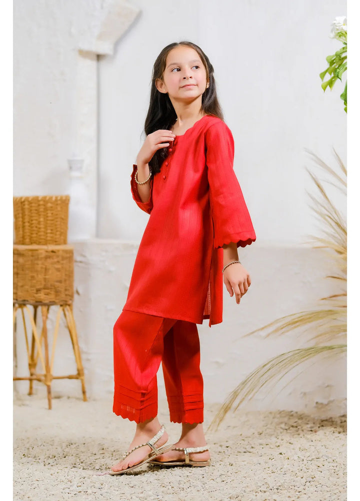 Sprinkles Pret Casual Cotton 2 Piece Suit Scarlet Serenity