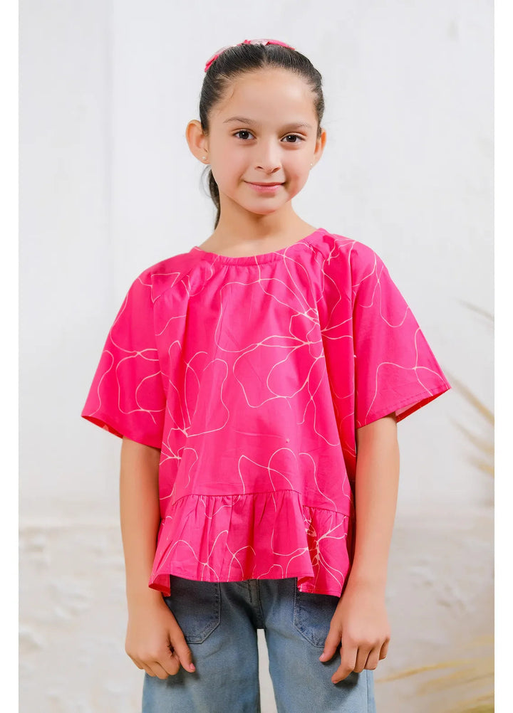 Sprinkles Pret Casual Cotton Shirt Floral Burst Pink