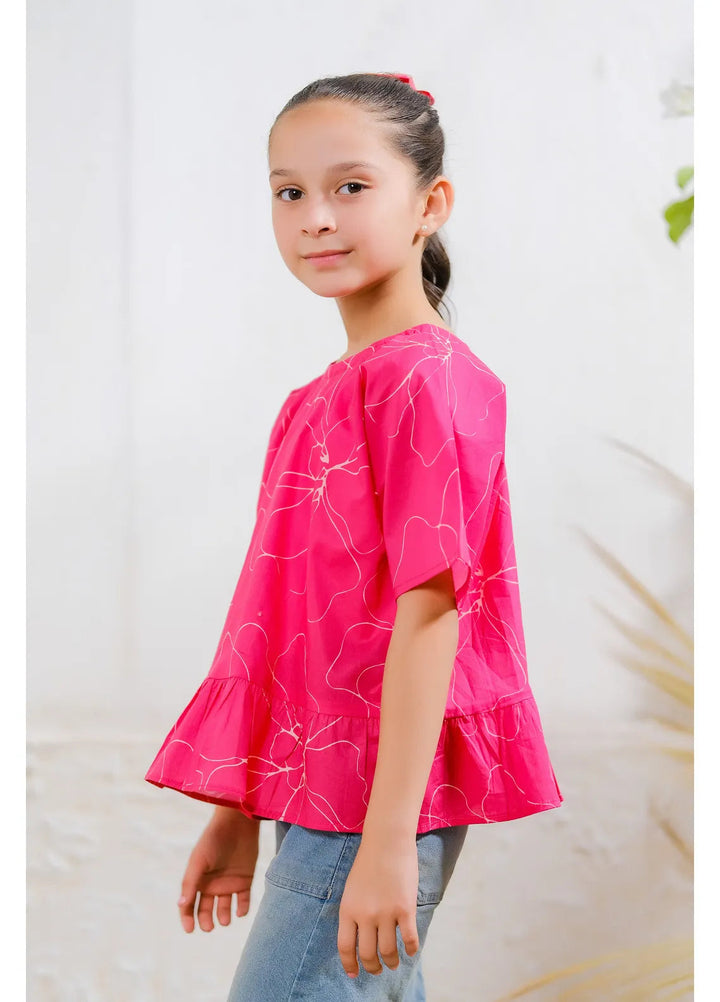 Sprinkles Pret Casual Cotton Shirt Floral Burst Pink