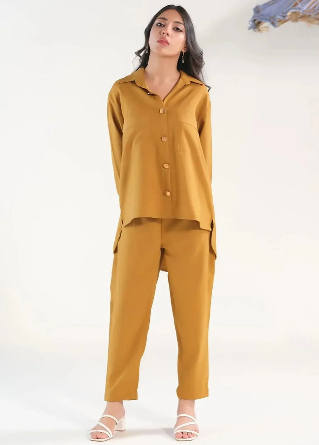 Sprinkles Pret Casual Crepe 2 Piece Suit Ochre