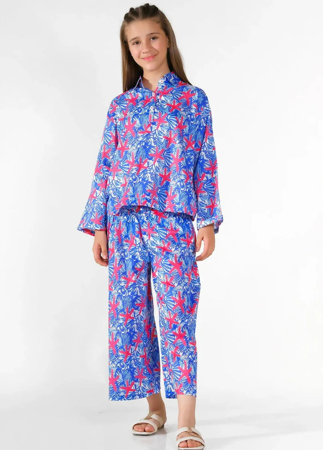 Sprinkles Pret Casual Lawn 2 Piece Suit Sea Star