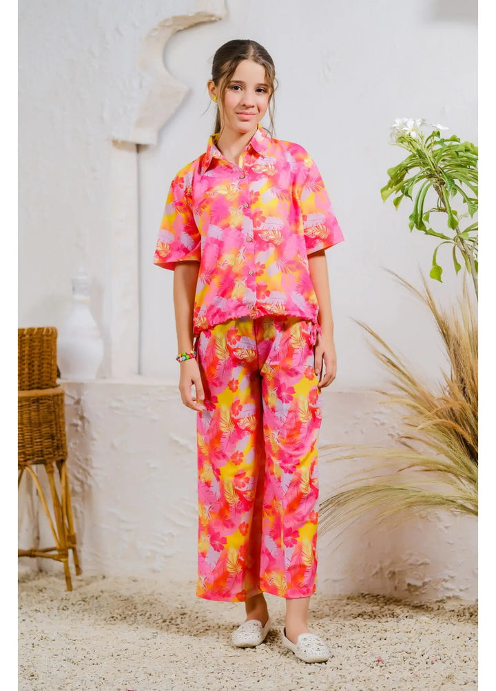 Sprinkles Pret Casual Lawn 2 Piece Suit Tropical Sunset