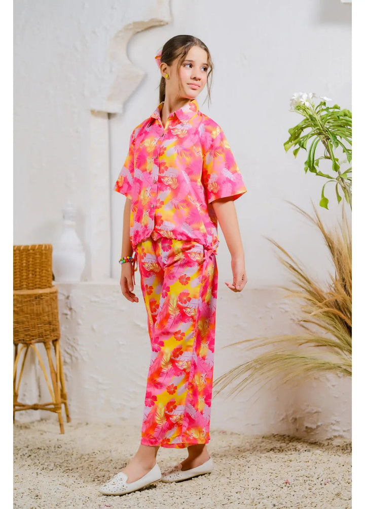 Sprinkles Pret Casual Lawn 2 Piece Suit Tropical Sunset