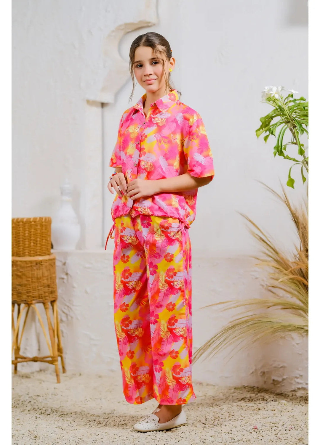 Sprinkles Pret Casual Lawn 2 Piece Suit Tropical Sunset