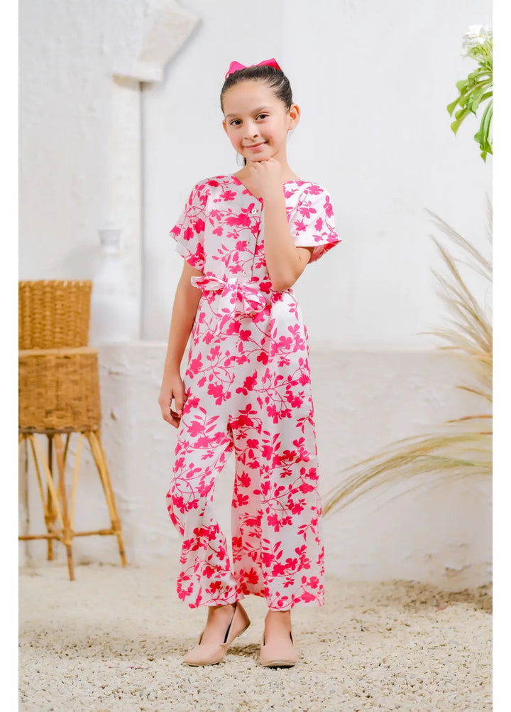 Sprinkles Pret Casual Mix Cotton Jumpsuit Pink Petals