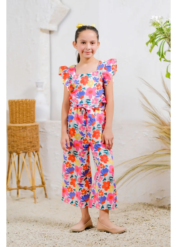 Sprinkles Pret Casual Mix Cotton Jumpsuit Sunny Blossoms