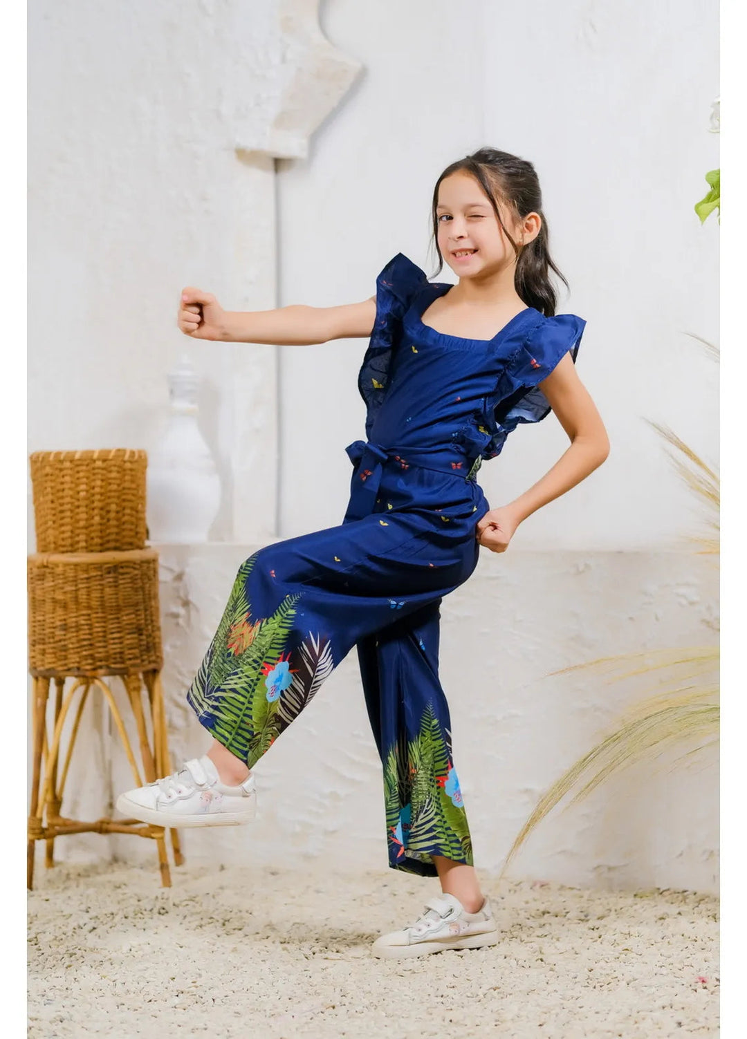 Sprinkles Pret Casual Mix Cotton Jumpsuit Tropical Night