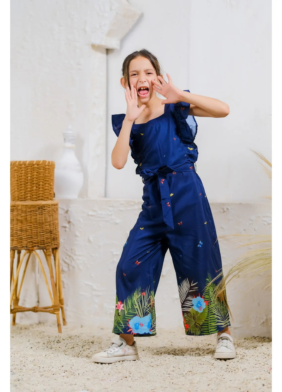Sprinkles Pret Casual Mix Cotton Jumpsuit Tropical Night