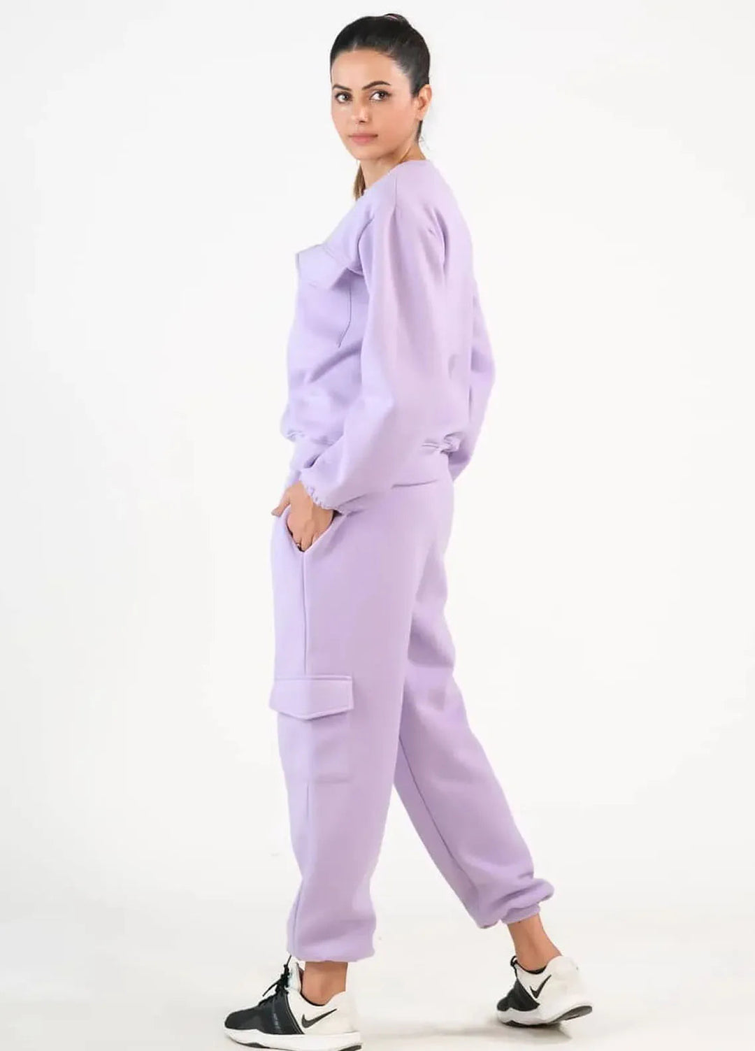 Sprinkles Pret Co ord Fleece 2 Piece Suit SPDR408 Flappy - Lilac