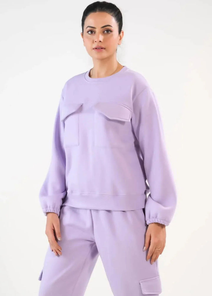 Sprinkles Pret Co ord Fleece 2 Piece Suit SPDR408 Flappy - Lilac