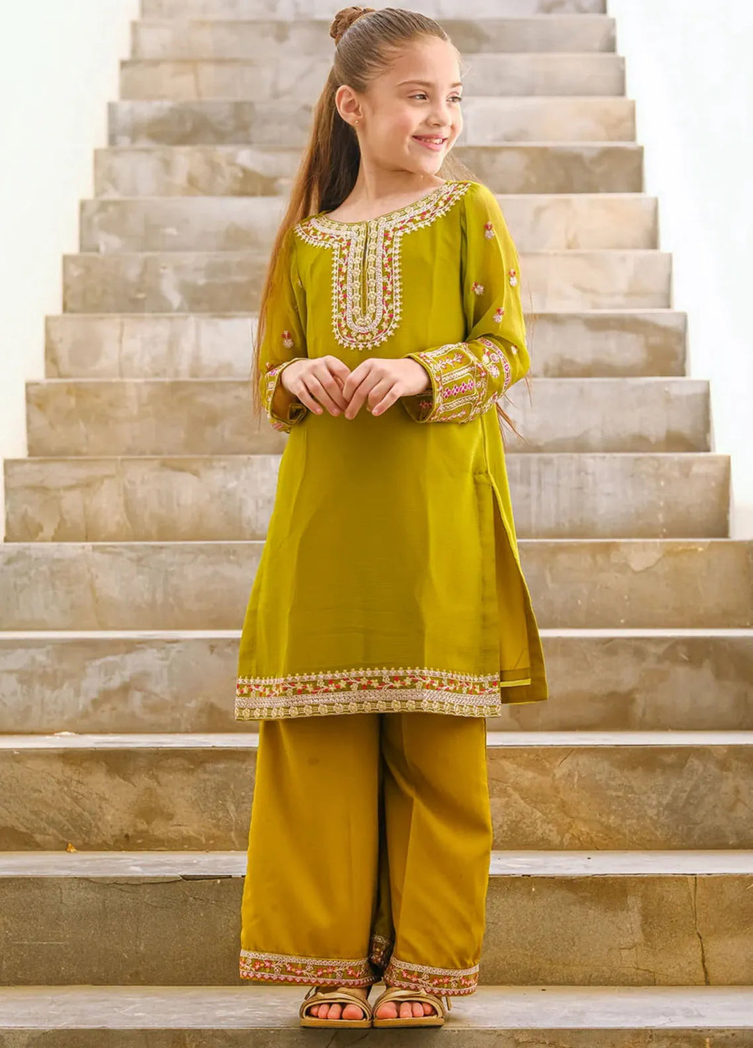 Sprinkles Pret Embroidered Chiffon 2 Piece Suit Anaya