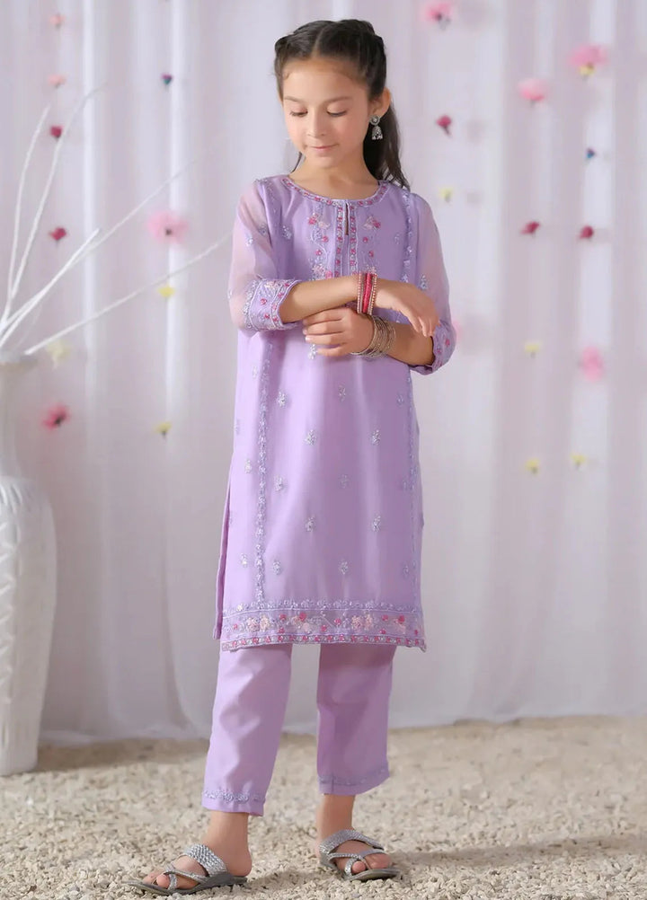 Sprinkles Pret Embroidered Chiffon 2 Piece Suit Jasmine