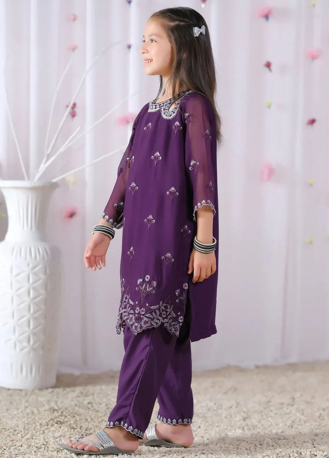 Sprinkles Pret Embroidered Chiffon 2 Piece Suit Layla