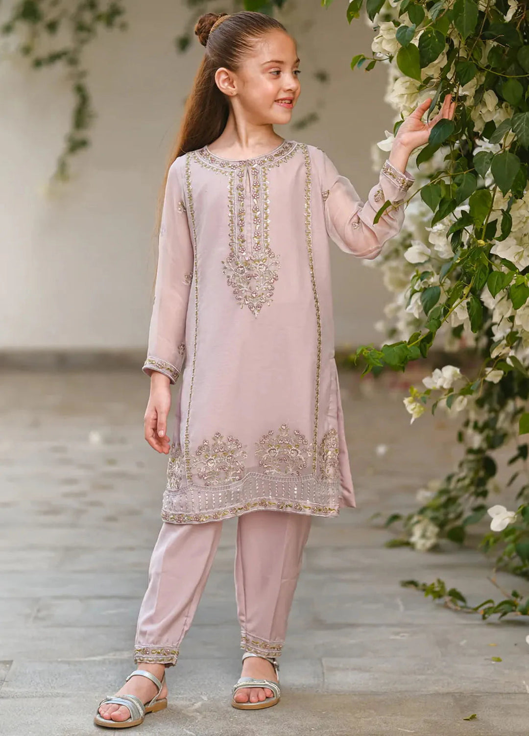 Sprinkles Pret Embroidered Chiffon 2 Piece Suit Lily