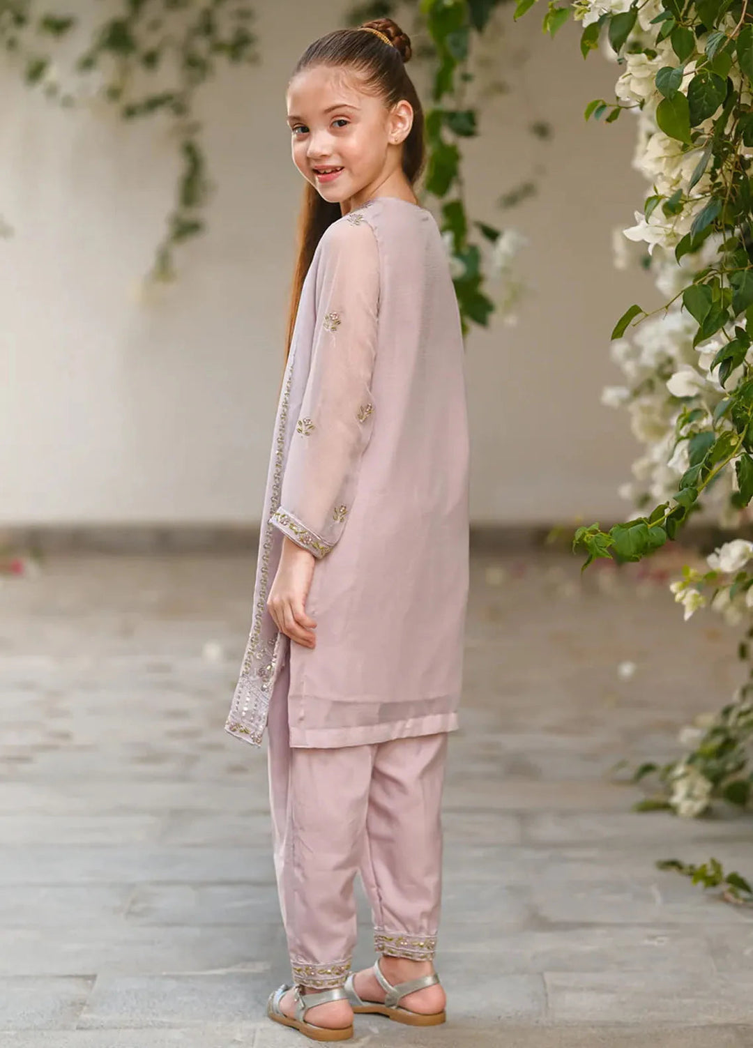 Sprinkles Pret Embroidered Chiffon 2 Piece Suit Lily