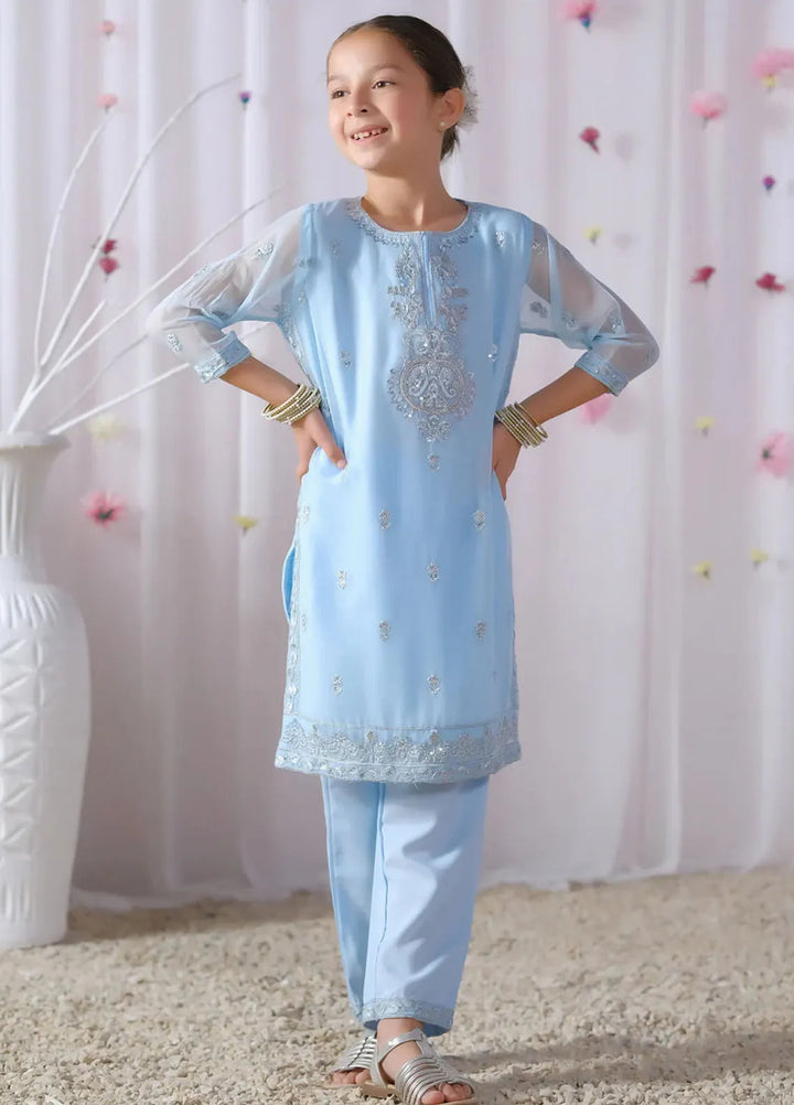 Sprinkles Pret Embroidered Chiffon 2 Piece Suit Urooj