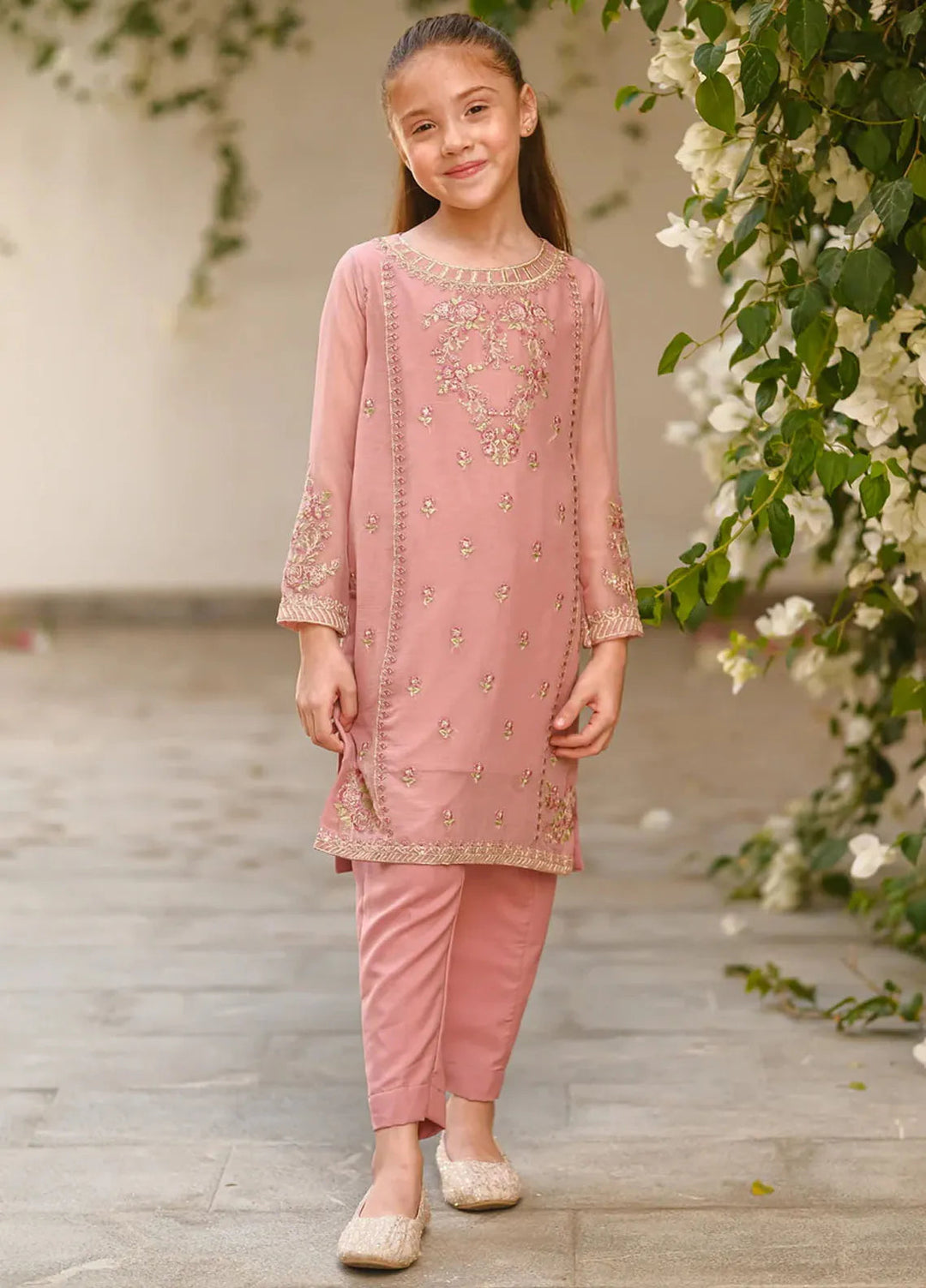 Sprinkles Pret Embroidered Chiffon 2 Piece Suit Zimal