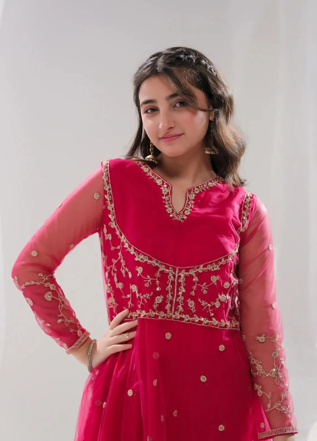 Sprinkles Pret Embroidered Net 2 Piece Suit Suhana