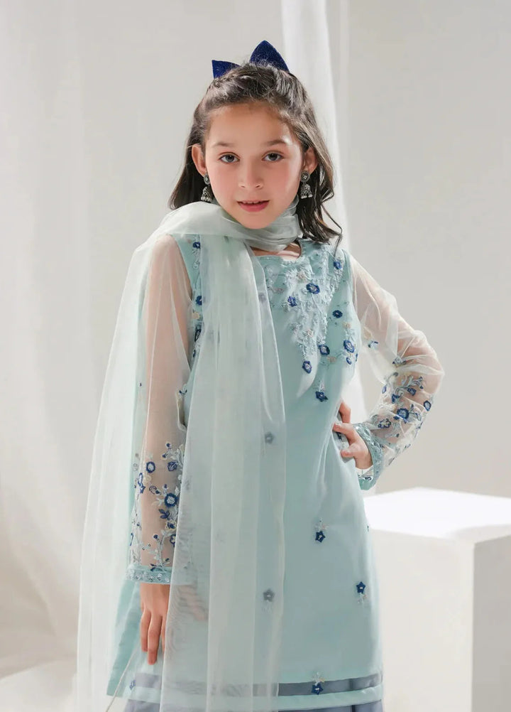 Sprinkles Pret Embroidered Net 3 Piece Suit Hania