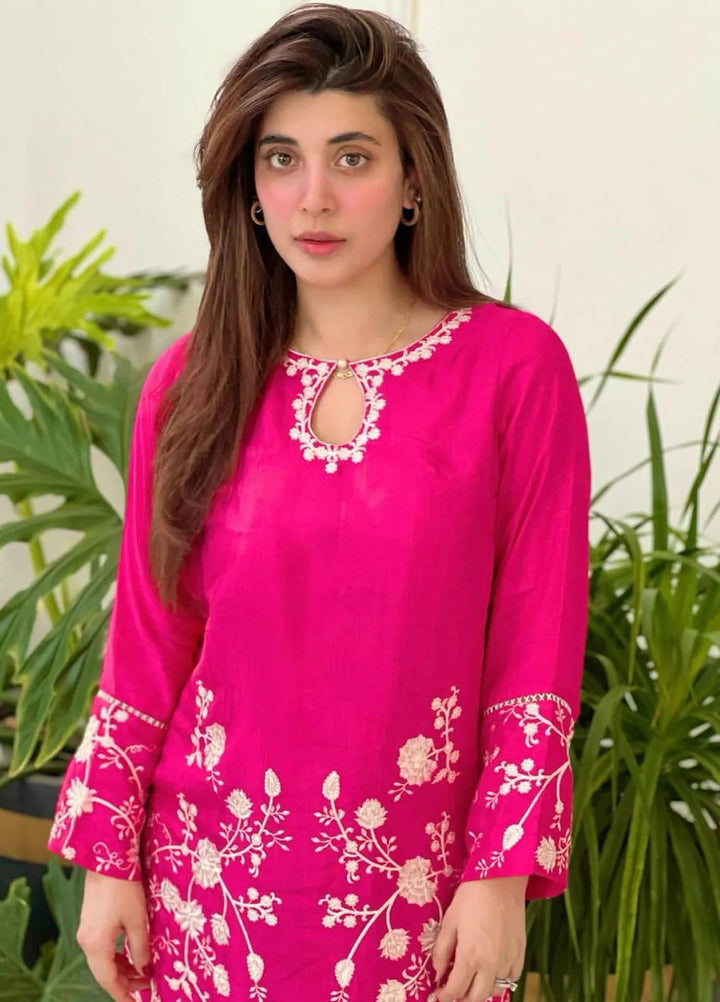 Sprinkles Pret Embroidered Raw Silk 2 Piece Suit Radiant Elegance