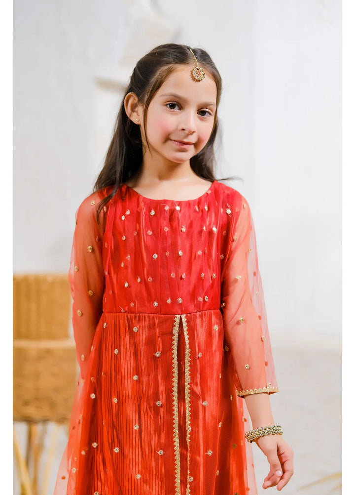 Sprinkles Pret Festive Raw Silk Long Dress Amber Radiance