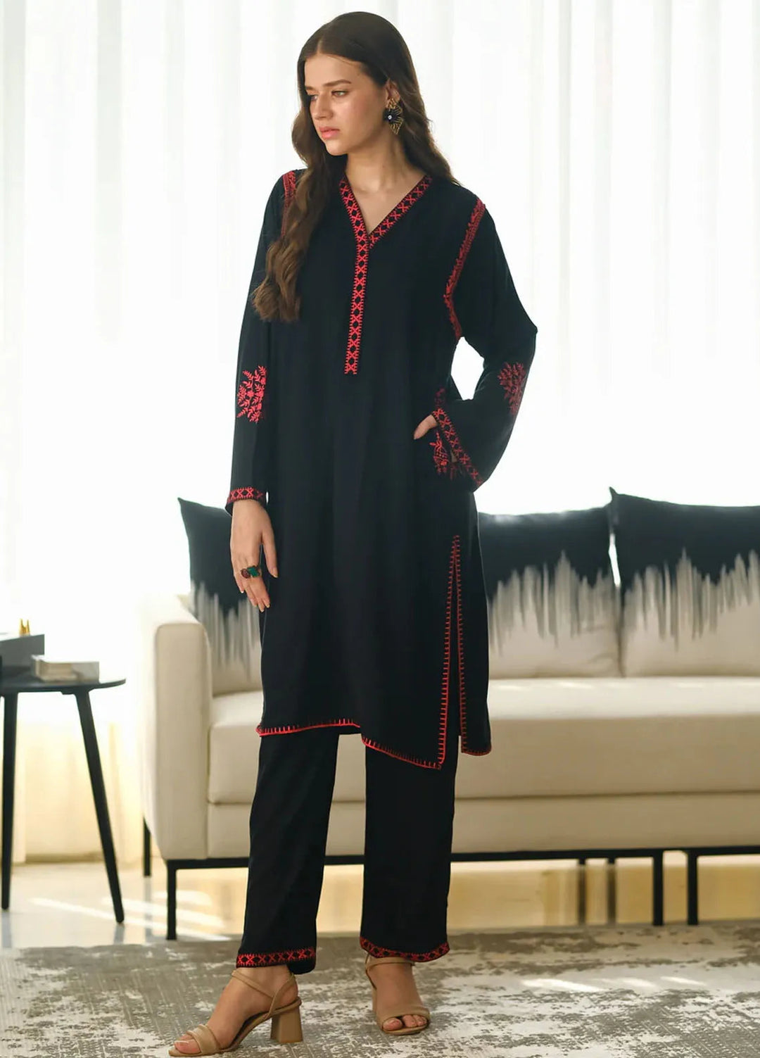 Sprinkles Pret Printed Cotton 2 Piece Suit Scarlet Elegance
