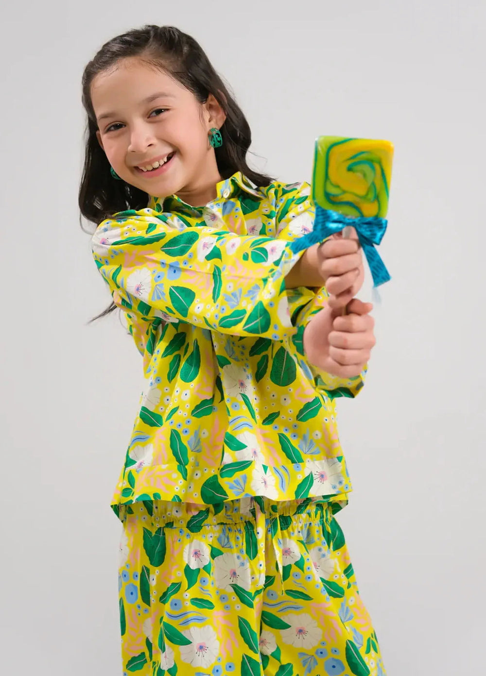 Sprinkles Pret Printed Cotton 2 Piece Suit SPDR659 Lemon Lush