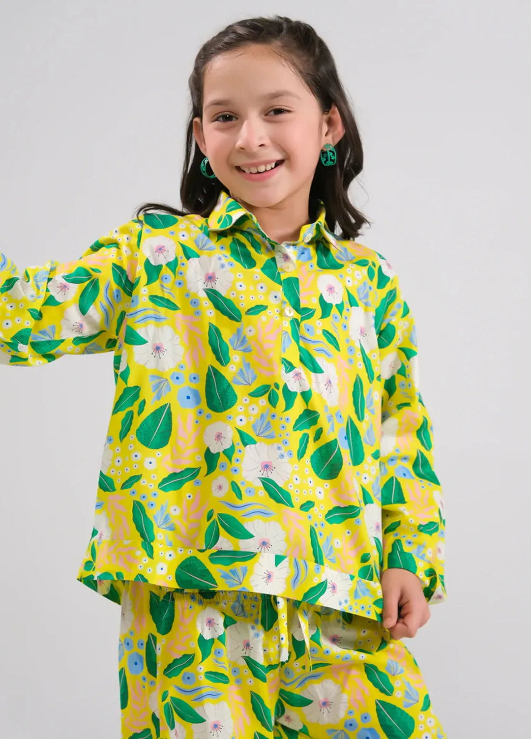 Sprinkles Pret Printed Cotton 2 Piece Suit SPDR659 Lemon Lush